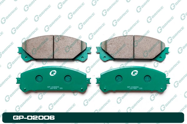 КОЛОДКИ ТОРМОЗНЫЕ ДИСКОВЫЕ G-BRAKE GP02006