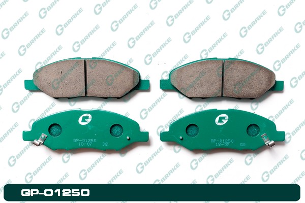 КОЛОДКИ ТОРМОЗНЫЕ ДИСКОВЫЕ G-BRAKE GP01250