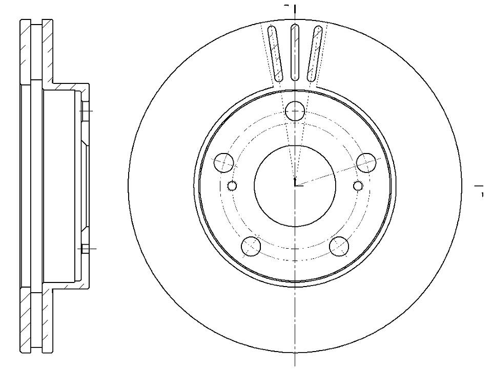 ДИСК ТОРМОЗНОЙ G-BRAKE GR02081