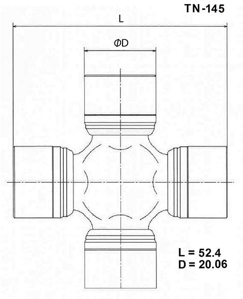КРЕСТОВИНА TOYO TN145