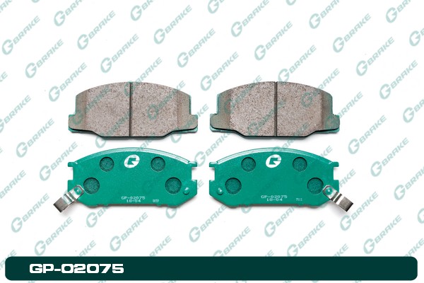 КОЛОДКИ ТОРМОЗНЫЕ ДИСКОВЫЕ G-BRAKE GP02075