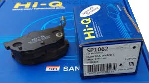 КОЛОДКИ ТОРМОЗНЫЕ ДИСКОВЫЕ SANGSIN BRAKE SP1062