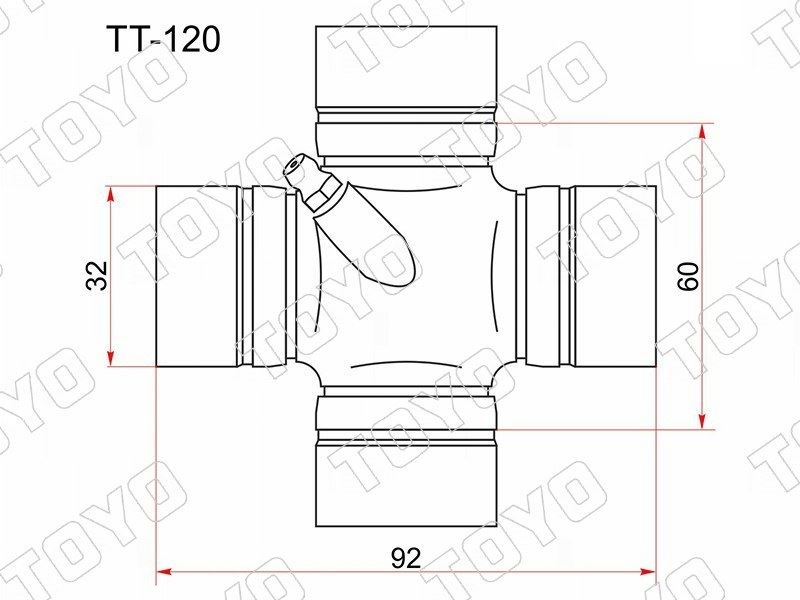КРЕСТОВИНА TOYO TT120