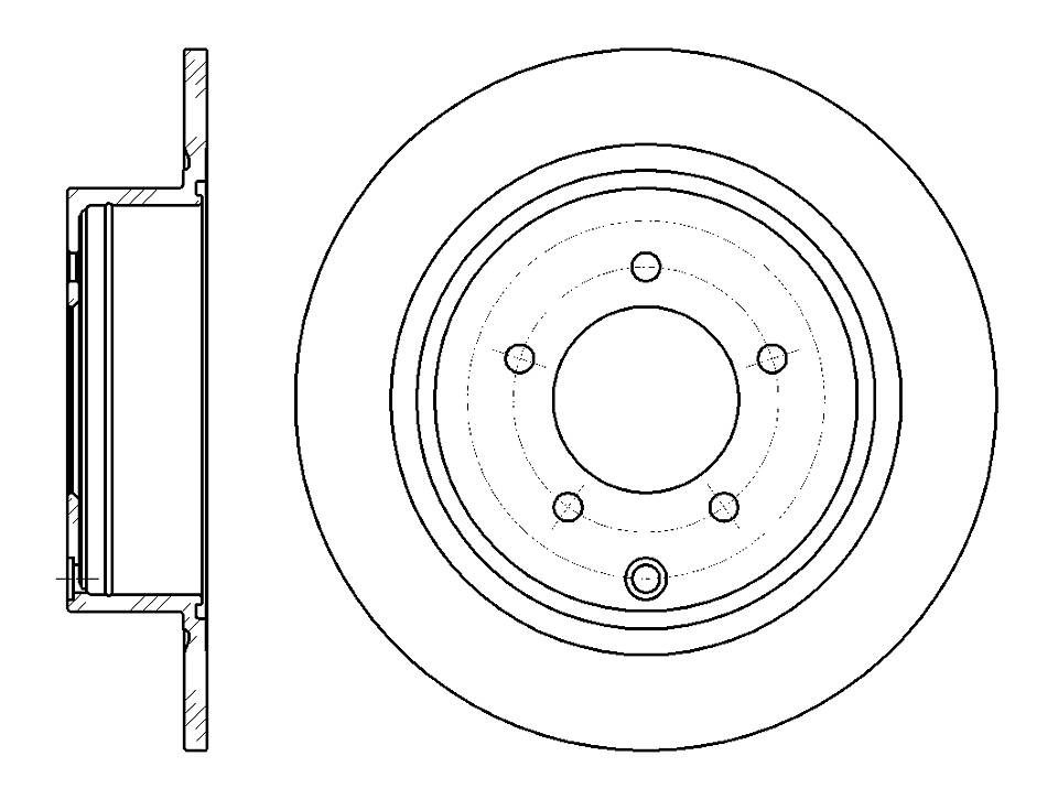 ДИСК ТОРМОЗНОЙ G-BRAKE GR01844