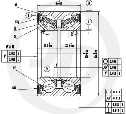 ПОДШИПНИК СТУПИЦЫ JD JEW0102