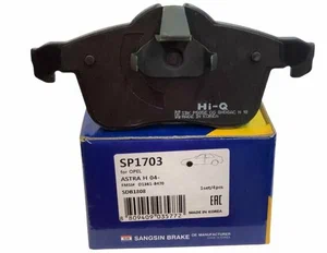 КОЛОДКИ ТОРМОЗНЫЕ ДИСКОВЫЕ SANGSIN BRAKE SP1703