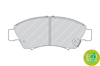 КОЛОДКИ ТОРМОЗНЫЕ ДИСКОВЫЕ FERODO FDB777
