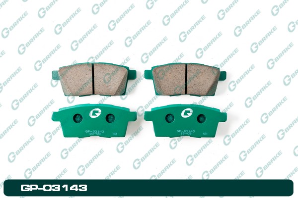 КОЛОДКИ ТОРМОЗНЫЕ ДИСКОВЫЕ G-BRAKE GP03143