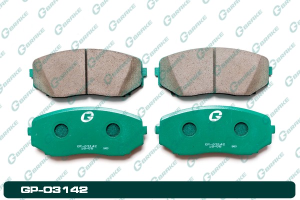 КОЛОДКИ ТОРМОЗНЫЕ ДИСКОВЫЕ G-BRAKE GP03142