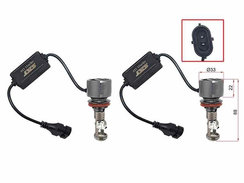 ЛАМПА СВЕТОДИОДНАЯ SAT ST1750085 H8/H11 12V
