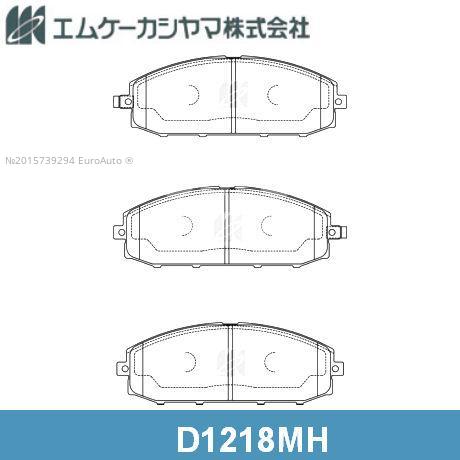 КОЛОДКИ ТОРМОЗНЫЕ ДИСКОВЫЕ ASUKI D1218MH