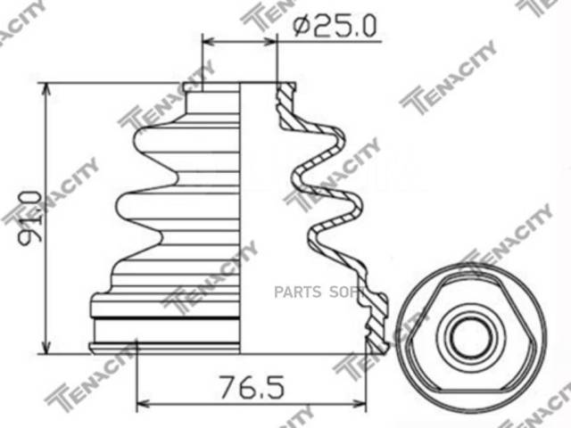 ПЫЛЬНИК ПРИВОДА TENACITY ACVTO1041