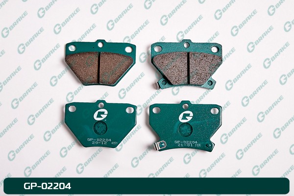 КОЛОДКИ ТОРМОЗНЫЕ ДИСКОВЫЕ G-BRAKE GP02204