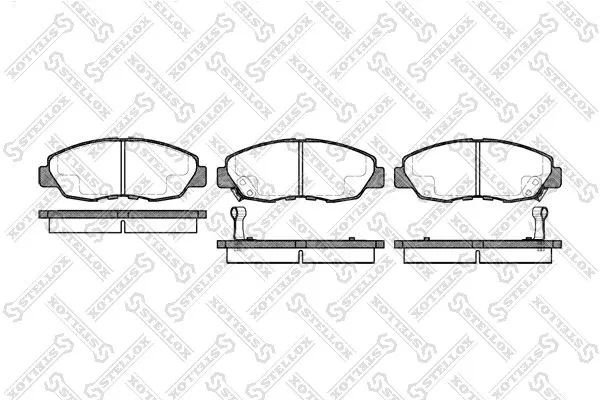 КОЛОДКИ ТОРМОЗНЫЕ ДИСКОВЫЕ STELLOX 335002SX