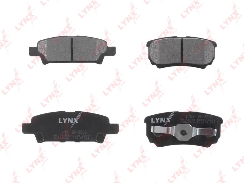 КОЛОДКИ ТОРМОЗНЫЕ ДИСКОВЫЕ LYNXauto BD5505