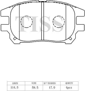 КОЛОДКИ ТОРМОЗНЫЕ ДИСКОВЫЕ PARAUT T281144