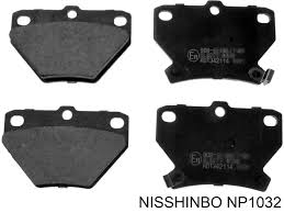 КОЛОДКИ ТОРМОЗНЫЕ ДИСКОВЫЕ NISSHINBO NP1032