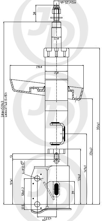 СТОЙКА ГАЗОМАСЛЯНАЯ JD JAS0429