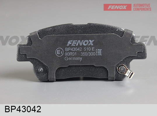 КОЛОДКИ ТОРМОЗНЫЕ ДИСКОВЫЕ FENOX BP43042