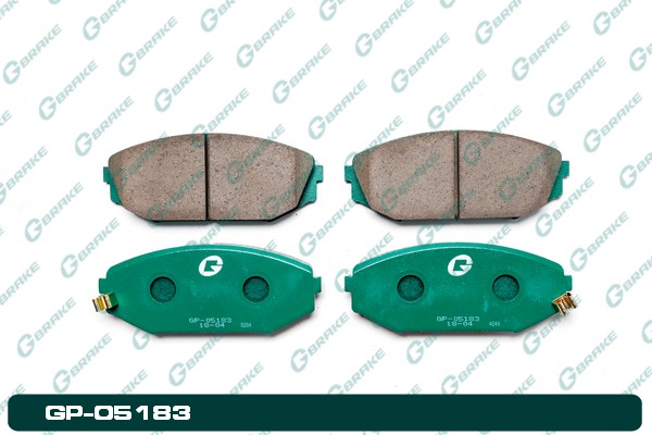 КОЛОДКИ ТОРМОЗНЫЕ ДИСКОВЫЕ G-BRAKE GP05183