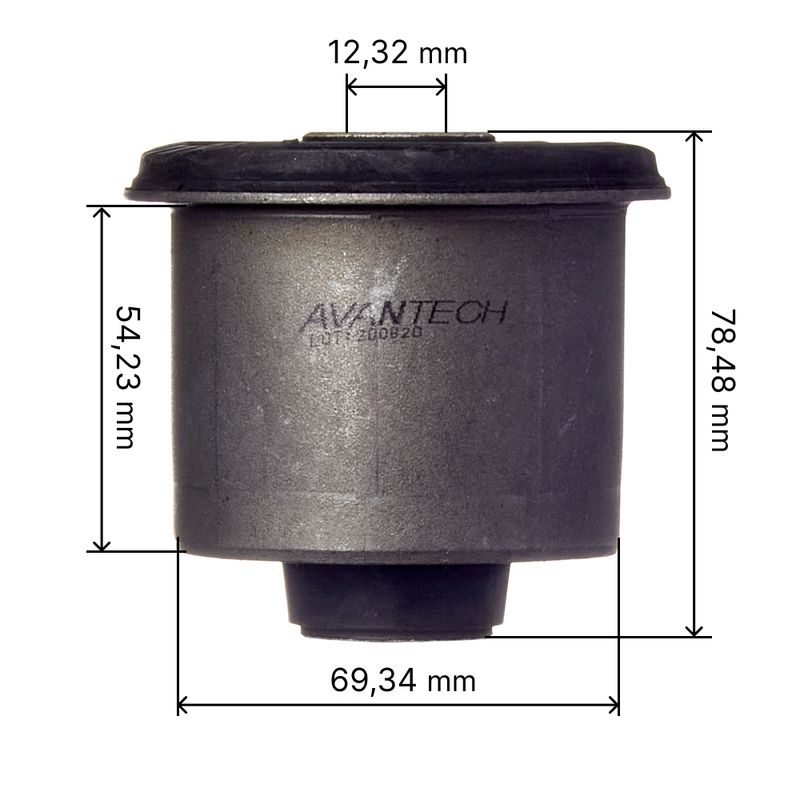 САЙЛЕНТБЛОК БАЛКИ МОСТА AVANTECH ASB1035