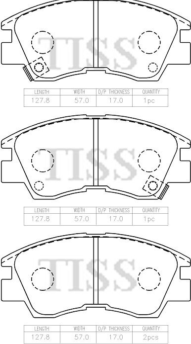 КОЛОДКИ ТОРМОЗНЫЕ ДИСКОВЫЕ PARAUT M281327Y