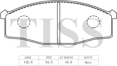 КОЛОДКИ ТОРМОЗНЫЕ ДИСКОВЫЕ PARAUT N281235