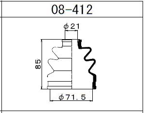 ПЫЛЬНИК ПРИВОДА MARUICHI 1-56 08412