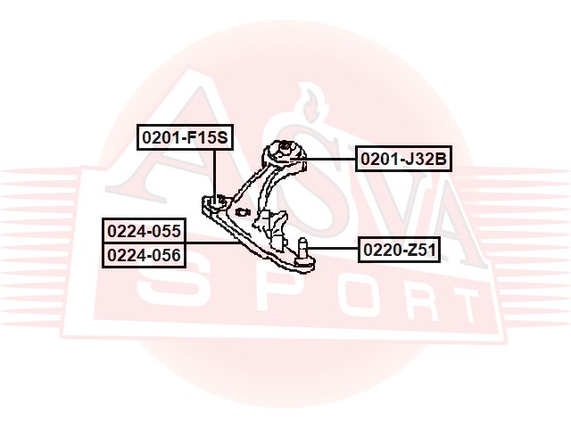 ШАРОВАЯ ОПОРА ASVA 0220Z51