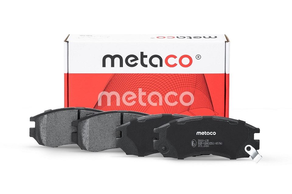 КОЛОДКИ ТОРМОЗНЫЕ ДИСКОВЫЕ METACO 3000135
