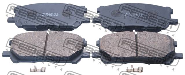 КОЛОДКИ ТОРМОЗНЫЕ ДИСКОВЫЕ FEBEST 0101ACU35F