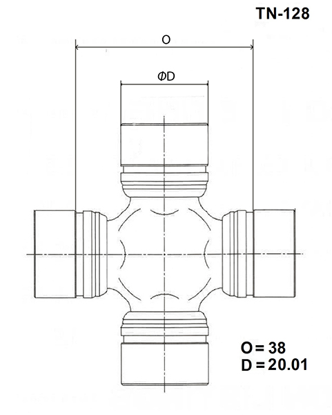 КРЕСТОВИНА TOYO TN128