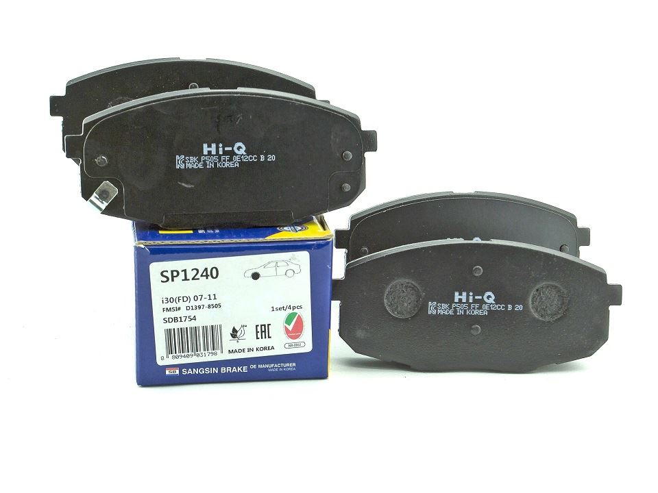 КОЛОДКИ ТОРМОЗНЫЕ ДИСКОВЫЕ SANGSIN BRAKE SP1240