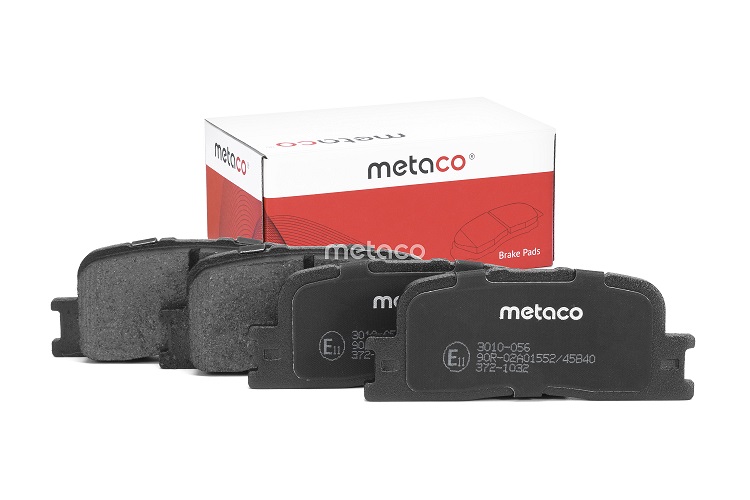 КОЛОДКИ ТОРМОЗНЫЕ ДИСКОВЫЕ METACO 3010056