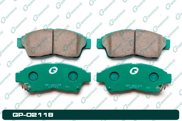 КОЛОДКИ ТОРМОЗНЫЕ ДИСКОВЫЕ G-BRAKE GP02118