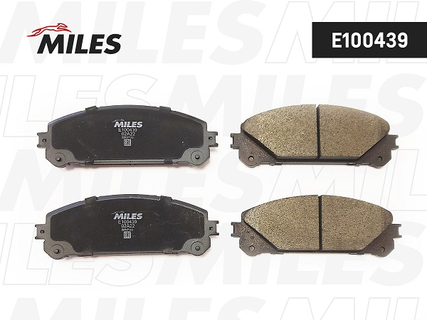 КОЛОДКИ ТОРМОЗНЫЕ ДИСКОВЫЕ MILES E400439