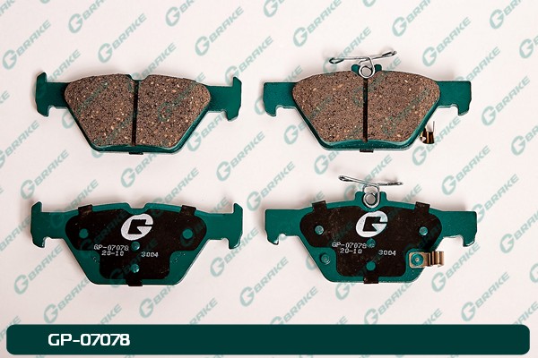 КОЛОДКИ ТОРМОЗНЫЕ ДИСКОВЫЕ G-BRAKE GP07078