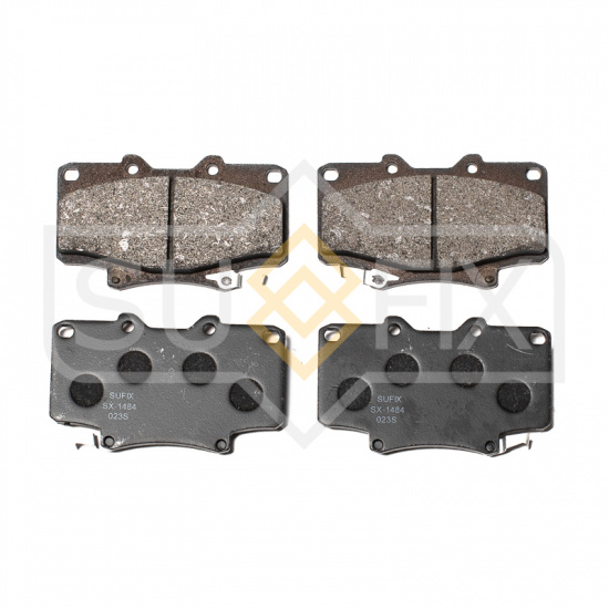 КОЛОДКИ ТОРМОЗНЫЕ ДИСКОВЫЕ SUFIX SX1484
