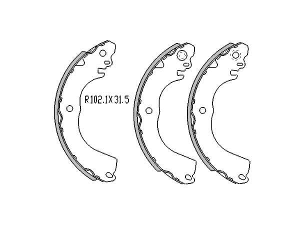 КОЛОДКИ ТОРМОЗНЫЕ БАРАБАННЫЕ SAT STAY360NS095