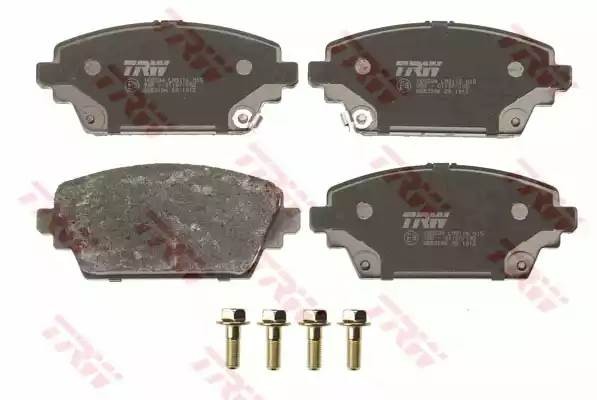 КОЛОДКИ ТОРМОЗНЫЕ ДИСКОВЫЕ TRW GDB3186