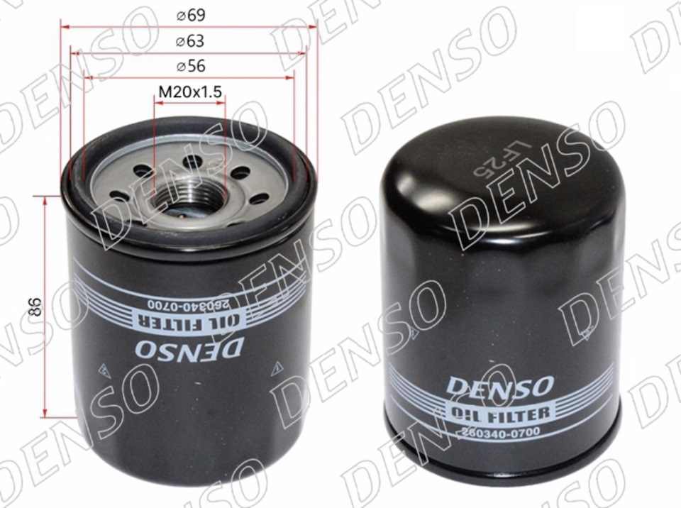 ФИЛЬТР МАСЛЯНЫЙ DENSO 2603400700