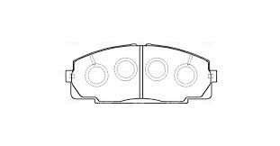 КОЛОДКИ ТОРМОЗНЫЕ ДИСКОВЫЕ CTR GK1139