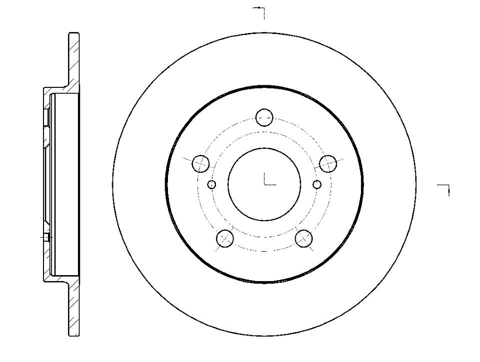 ДИСК ТОРМОЗНОЙ G-BRAKE GR01745
