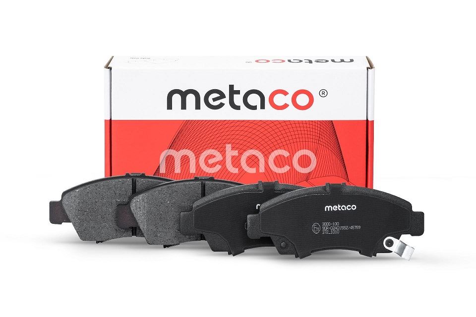 КОЛОДКИ ТОРМОЗНЫЕ ДИСКОВЫЕ METACO 3000100