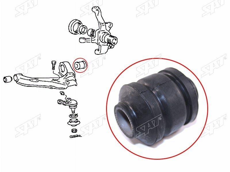 САЙЛЕНТБЛОК РЫЧАГА ПОДВЕСКИ SAT STMB430960