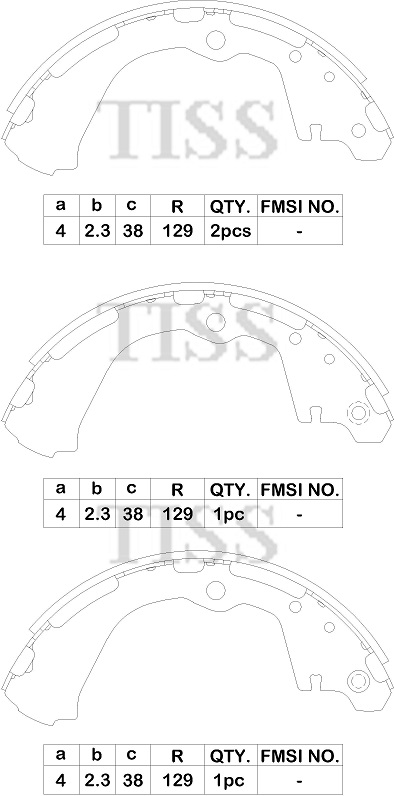 КОЛОДКИ ТОРМОЗНЫЕ БАРАБАННЫЕ PARAUT N283534