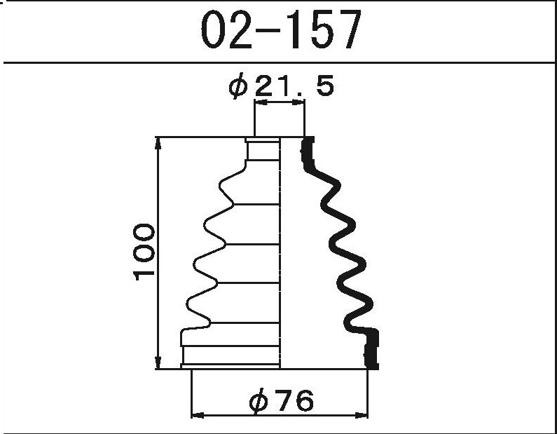 ПЫЛЬНИК ПРИВОДА MARUICHI 1-56 02157