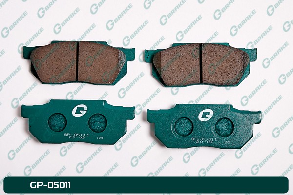КОЛОДКИ ТОРМОЗНЫЕ ДИСКОВЫЕ G-BRAKE GP05011