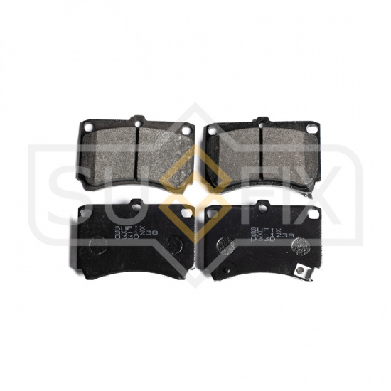 КОЛОДКИ ТОРМОЗНЫЕ ДИСКОВЫЕ SUFIX SX1238