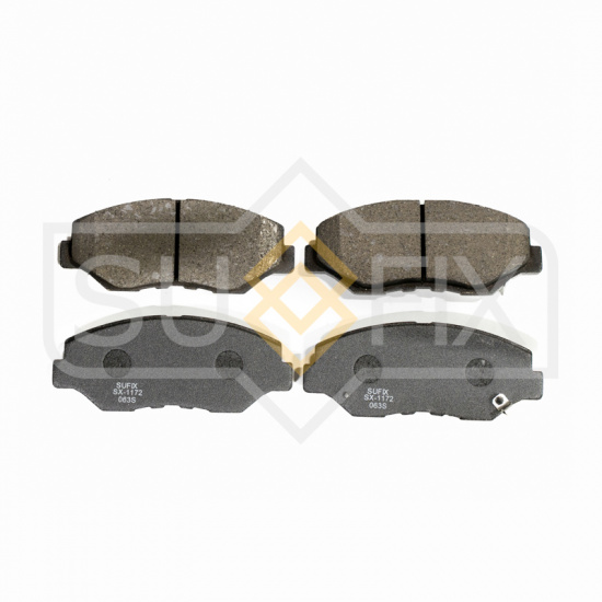 КОЛОДКИ ТОРМОЗНЫЕ ДИСКОВЫЕ SUFIX SX1172